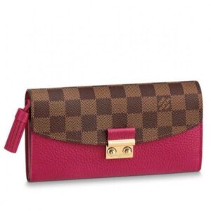 Replica Louis Vuitton Croisette Wallet Damier Ebene N60207 BLV939