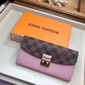 Replica Louis Vuitton Croisette Wallet Damier Ebene N60215 BLV938 2