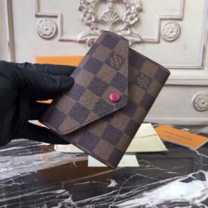 Replica Louis Vuitton Victorine Wallet Damier Ebene N41659 BLV937 2