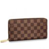 Replica Louis Vuitton Zippy Wallet Damier Ebene Canvas N41661 BLV942