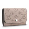 Replica Louis Vuitton Iris Compact Wallet Mahina Leather M67406 BLV962 2