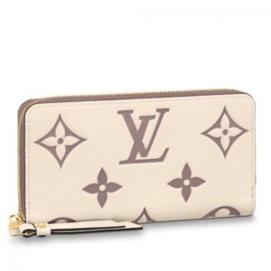 Replica Louis Vuitton Zippy Wallet Bicolor Monogram Empreinte M80116 BLV988