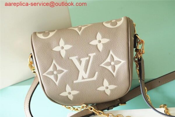 Replica Louis Vuitton Mini Bumbag Bicolor Monogram Empreinte Leather M83219 9