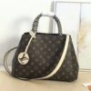 Replica Balenciaga 592833 Hourglass XS Top Handle Bag Black Gold 2