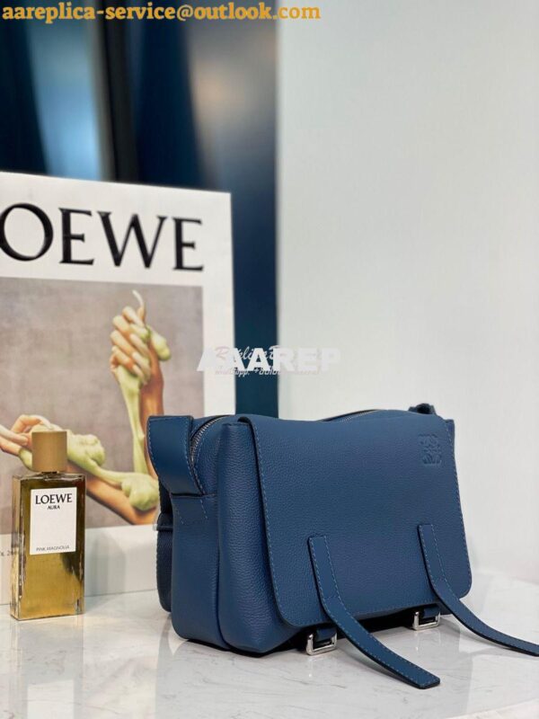 Replica Loewe Military Messenger Xs Bag 66046 Blue 4