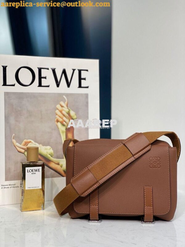 Replica Loewe Military Messenger Xs Bag 66046 Cognac 2