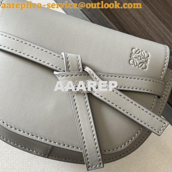 Replica Loewe Mini / Small Gate Dual bag in soft calfskin and jacquard 4