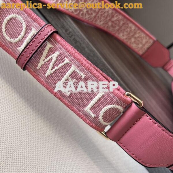 Replica Loewe Mini / Small Gate Dual bag in soft calfskin and jacquard 19