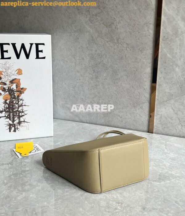 Replica Loewe Mini Hammock Hobo bag in classic calfskin A538G13 Clay G 9