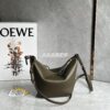 Replica Loewe Mini Hammock Hobo bag in classic calfskin A538G13 Purple 2