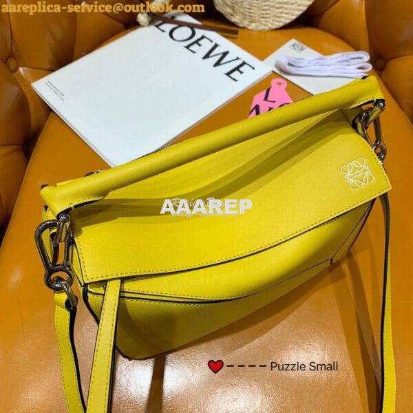 Replica Loewe Puzzle Small Bag 98895 Yellow 4