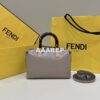 Replica Fendi 8BS067 By The Way Mini Small Boston bag in mint Grass Green leather