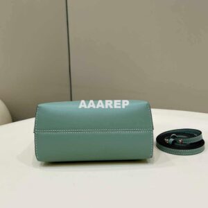 Replica Fendi 8BS067 By The Way Mini Small Boston bag in mint green leather 2