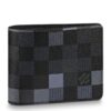 Replica Louis Vuitton Slender Wallet Damier Graphite Pixel N60180 BLV1035