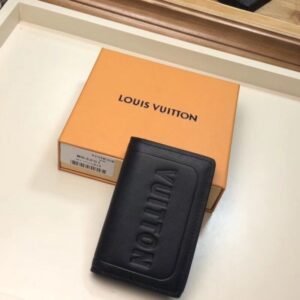 Replica Louis Vuitton Pocket Organizer Dark Infinity Leather M63251 BLV1046 2