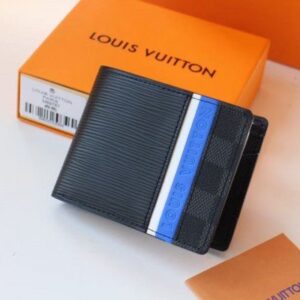 Replica Louis Vuitton Multiple Wallet Epi Damier Graphite M69538 BLV1057 2