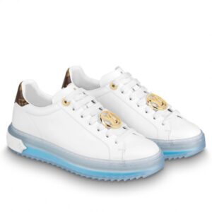 Replica Louis Vuitton Time Out Sneakers With Blue Transparent Rubber