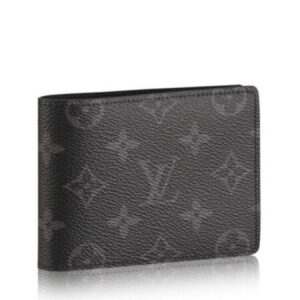 Replica Louis Vuitton Multiple Wallet Monogram Eclipse M61695 BLV1098