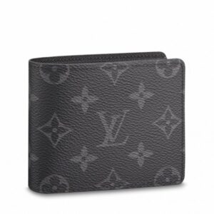 Replica Louis Vuitton Slender Wallet Monogram Eclipse M62294 BLV1099