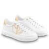 Replica Louis Vuitton White/Blue Time Out Sneakers