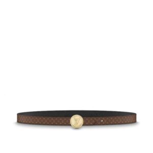 Replica Louis Vuitton M0053V LV Circle 20mm Reversible Belt 2