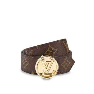 Replica Louis Vuitton M0055U LV Circle 25mm Reversible Belt