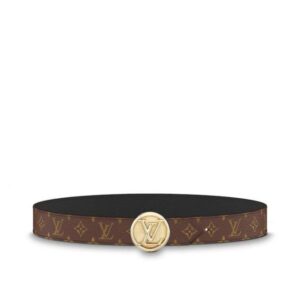 Replica Louis Vuitton M0058U LV Circle 35mm Reversible Belt 2