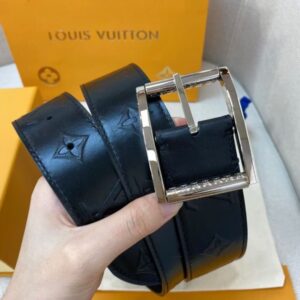 Replica Louis Vuitton Reverso 40MM Reversible Belt Monogram Leather MP311V 2