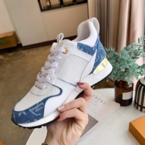 Replica Louis Vuitton Women's Run Away Sneaker Monogram Denim 2