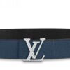 Replica Louis Vuitton Silver Damier LV 40MM Reversible Belt M0336V