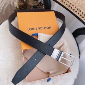 Replica Louis Vuitton Slender 35mm Reversible Belt Epi Leather M0128Q 2