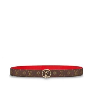 Replica Louis Vuitton M9936V LV Circle 35mm Reversible Belt 2