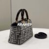 Replica Fendi 8BS067 By The Way Mini Small Boston bag in mint White leather