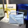 Replica Loewe Small Puzzle bag in Satin Calfskin A510S21XA9 Oak 2