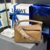 Replica Loewe Small Puzzle bag in Satin Calfskin A510S21XA9 Dusty Blue