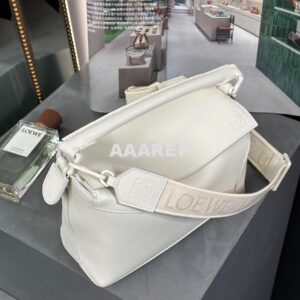 Replica Loewe Small Puzzle Bag In Satin Calfskin With Tonal Coloured H 2