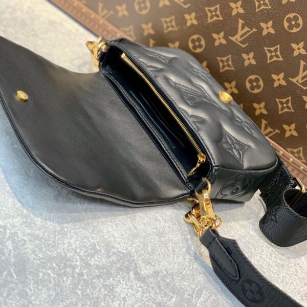 Replica Louis Vuitton Wallet on Strap Bubblegram LV M81398 8