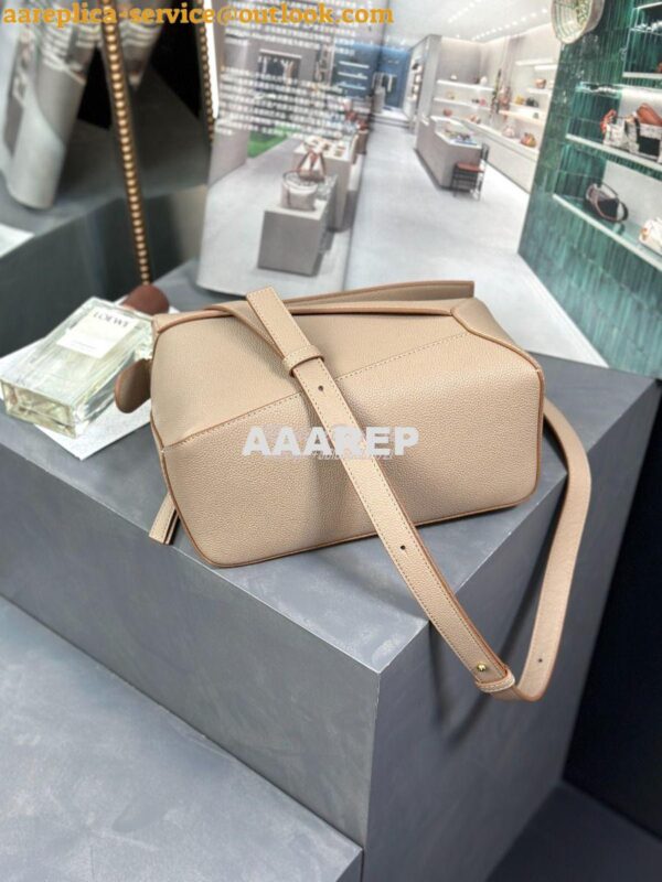 Replica Loewe Small Puzzle Bag In Soft Grained Calfskin A510P60 Sand 5