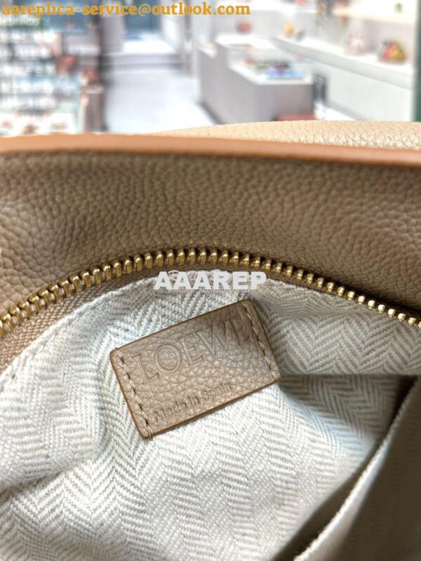 Replica Loewe Small Puzzle Bag In Soft Grained Calfskin A510P60 Sand 10