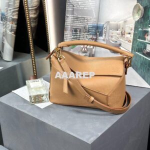 Replica Loewe Small Puzzle Bag In Soft Grained Calfskin A510P60 Toffee