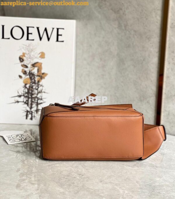 Replica Loewe Small Puzzle Bumbag In Classic Calfskin B510P35 Tan 9