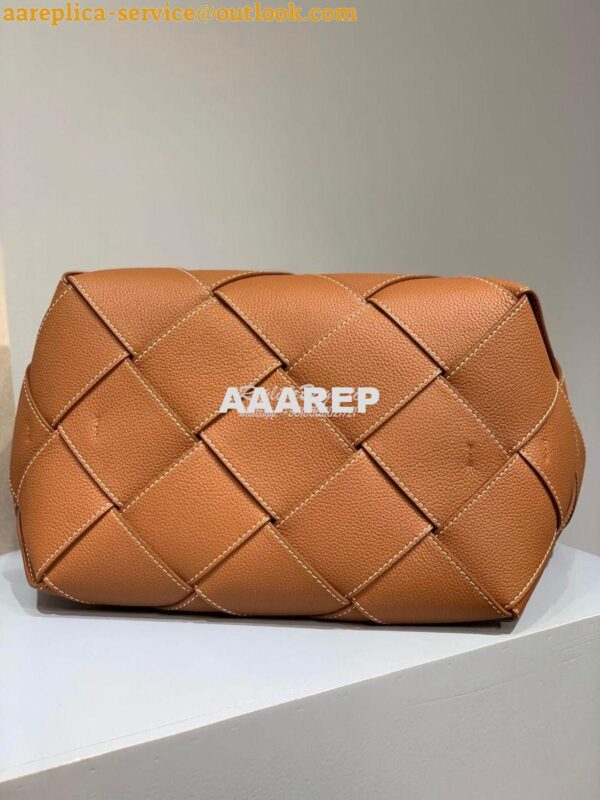 Replica Loewe Woven Basket Bag 66081 Tan 7