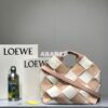 Replica Loewe Woven Basket Bag 66081 White/Blue