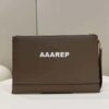 Replica Fendi 8N0178AC9L Fendi logo flat pouch clutch 8370L Tan 2