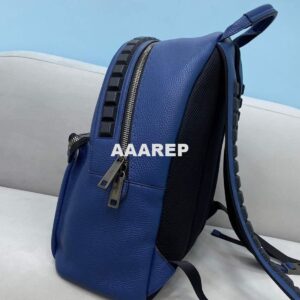 Replica Fendi Backpack Calfskin Leather 2263 Blue 2