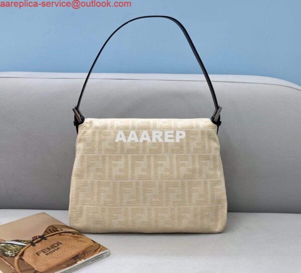 Replica Fendi Bag 0121 Shoulder bag Beige 3