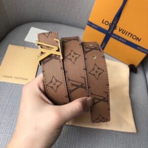 Replica Louis Vuitton LV Iconic 30mm Reversible Belt M0149U 2