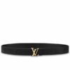 Replica Louis Vuitton MP205T LV Shape Patchwork 40MM Belt 2