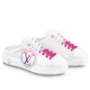 Replica Louis Vuitton Time Out Open Back Sneakers Fuchsia