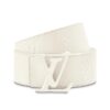 Replica Louis Vuitton LV Iconic Metallic Flowers 30mm Belt M9310U